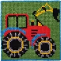 Image of Permin Tractor Cross Stitch Kit