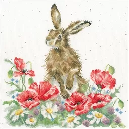 Bothy Threads Field Of Flowers Cross Stitch Kit