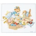 Image of Lanarte Picnic with Vera Cross Stitch Kit