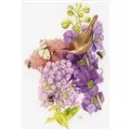 Image of Lanarte Flower Encounter - Aida Cross Stitch Kit