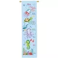 Image of Vervaco Sea Animals Height Chart Cross Stitch Kit