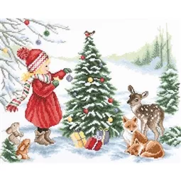 Vervaco Decorating for Christmas - Aida  Cross Stitch Kit