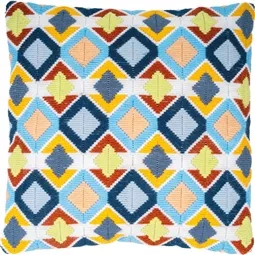 Vervaco Diamonds Longstitch Cushion Long Stitch Kit