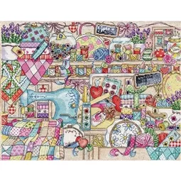 Design Works Crafts Sewing Room Cross Stitch Kit