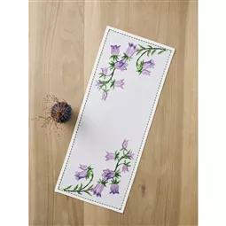 Permin Bellflower Runner Cross Stitch Kit