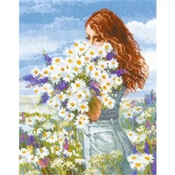 RIOLIS Chamomile Happiness Cross Stitch Kit