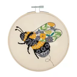 Trimits Floral Bee Embroidery Kit