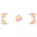 Trimits Floral Bouquet Runner Cross Stitch Kit