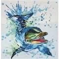 Image of Trimits Dolphin Cross Stitch Kit