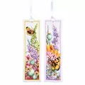 Image of Lanarte Flower Power Bookmarks Cross Stitch Kit