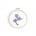 Image of DMC Forget Me Not - Stumpwork Embroidery Kit