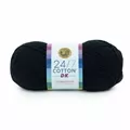 Image of Lion Brand Yarn 24/7 Cotton DK - Caviar 100g Wool