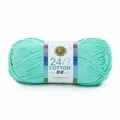 Image of Lion Brand Yarn 24/7 Cotton DK - Fresh Mint 100g Wool