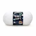 Image of Lion Brand Yarn Baby Soft - White 140g Yarn Wool