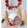 Image of Lion Brand Yarn Gingerbread House Ornaments Pattern