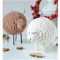 Image of Lion Brand Yarn Sheep and Reindeer Ornaments Pattern