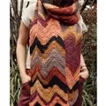 Image of Lion Brand Yarn Olivebridge Zigzag Scarf Pattern