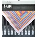 Image of Lion Brand Yarn Log Cabin Baby Afghan Pattern