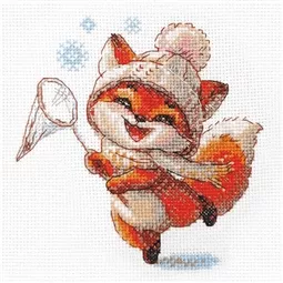 Aine Playful Fox Cross Stitch Kit