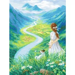 RIOLIS Where Does the River Flow Cross Stitch Kit