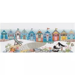 Dimensions Beach Huts Cross Stitch Kit