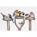 Image of Dimensions Forks and Feathers Cross Stitch Kit