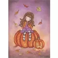 Image of Bothy Threads Pumpkin Perch Cross Stitch Kit