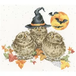Bothy Threads Happy Owl-o-ween Cross Stitch Kit