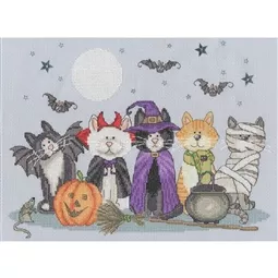 Bothy Threads Fiendish Felines Cross Stitch Kit