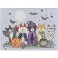 Image of Bothy Threads Fiendish Felines Cross Stitch Kit