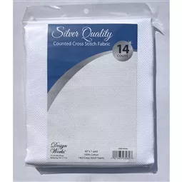 Design Works Crafts Design Works 14 count White Aida 60 x 36 Inches Fabric