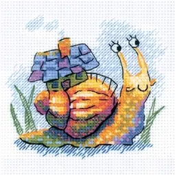 RIOLIS Little Snail Cross Stitch Kit