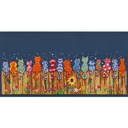 Vervaco Cats on Fence Cross Stitch Kit