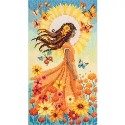 Vervaco Girl with the Sun Cross Stitch Kit