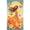 Image of Vervaco Girl with the Sun Cross Stitch Kit