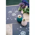 Image of Vervaco Fluff Flower Placemats Set of 2 Embroidery Kit
