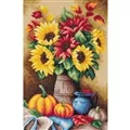 Image of Lanarte Autumn Still Life Cross Stitch Kit