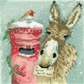 Image of Heritage Donkey's Wish Christmas Cross Stitch Kit