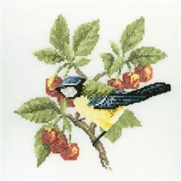 Heritage Bluetit Cross Stitch Kit