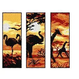 Orchidea African Scenes Bookmarks Cross Stitch Kit
