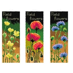 Orchidea Field Flowers Bookmarks Cross Stitch Kit