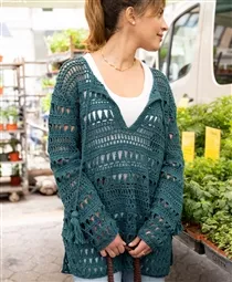 Lion Brand Yarn Demure Openwork Top Pattern