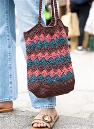 Lion Brand Yarn Harlequin Bag Pattern