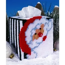 Design Works Crafts Santa Tissue Box Tapestry Kits