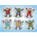 Image of Design Works Crafts Snow Angel Ornaments Christmas Cross Stitch Kit