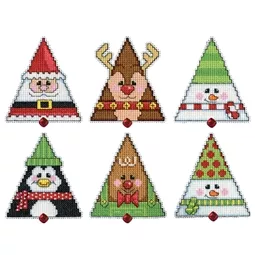 Design Works Crafts Holiday Jingle Ornaments Christmas Cross Stitch Kit