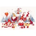 Image of Vervaco Christmas Meeting Cross Stitch Kit