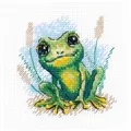 Image of RIOLIS Little Frog Cross Stitch Kit