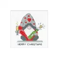 Image of Heritage Gonk Christmas Fizz Card Cross Stitch Kit
