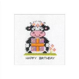 Heritage Milkshake Present Card Cross Stitch Kit